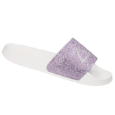 Ciabatte donna Slippers strass logo