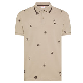 Polo uomo piquet ricami