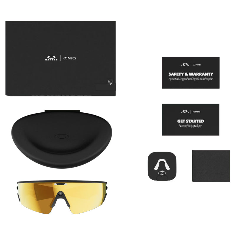 Occhiali AI Meta Vanguard lenti Prizm 24k