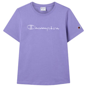 T-Shirt donna Logo Script Icons