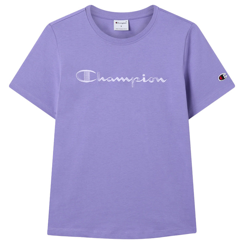 T-Shirt donna Logo Script Icons