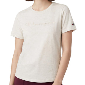 T-Shirt donna Logo Script Icons