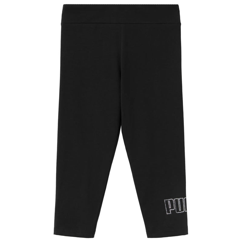 Leggings bambina Ess Rhinestone 3/4