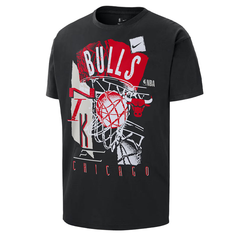 T-Shirt uomo NBA Chicago Bulls Courtside