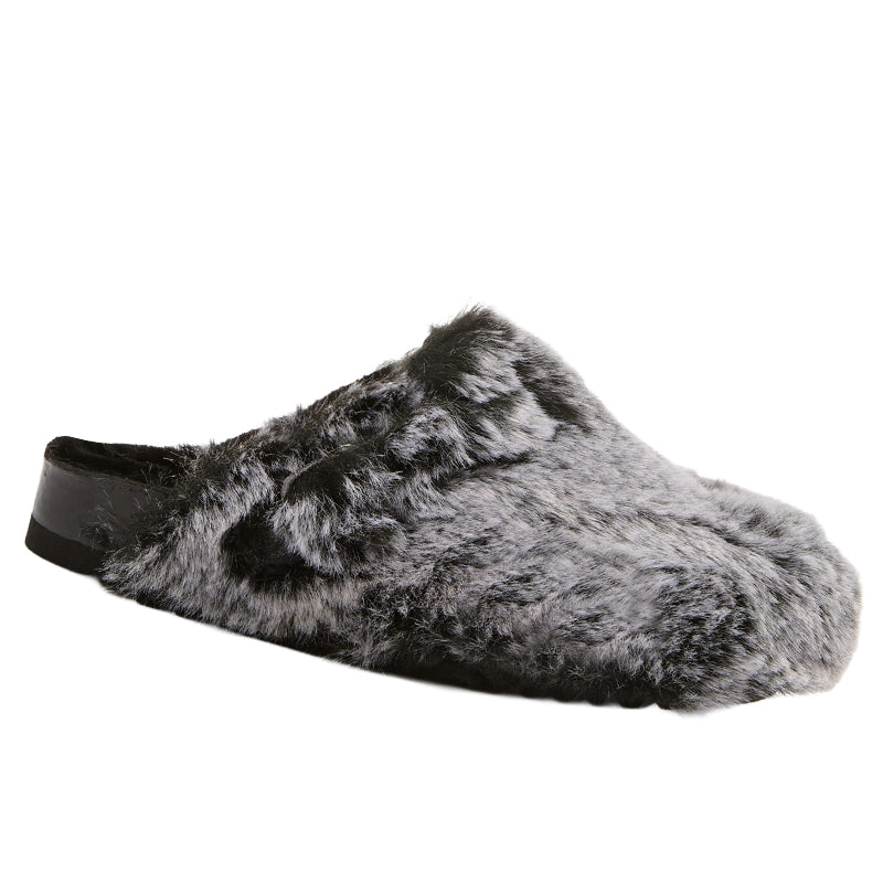 Ciabatte donna Fae eco-fur
