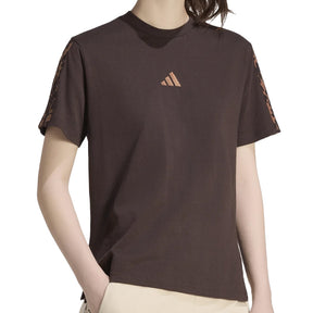 T-shirt donna Seasonal Essentials Animal Print 3-Stripes