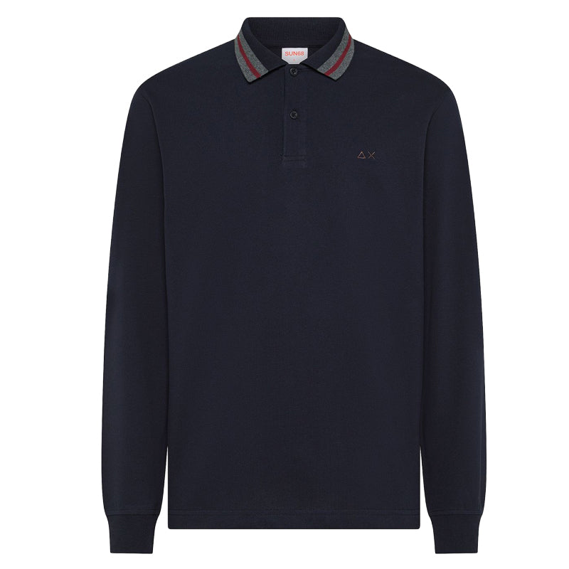 Polo uomo collar multistripes
