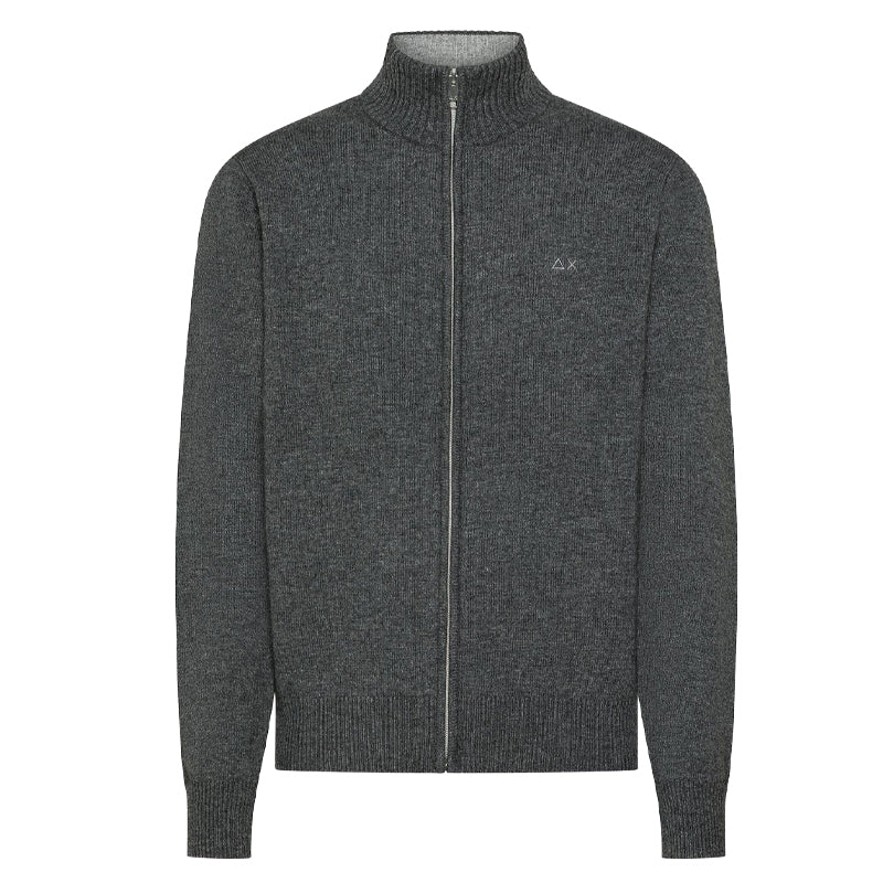 Maglione uomo Cardigan lana e cashmere zip