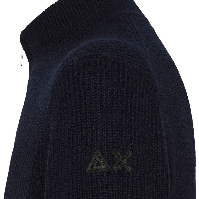 Maglione uomo Cardigan lana e cashmere coste
