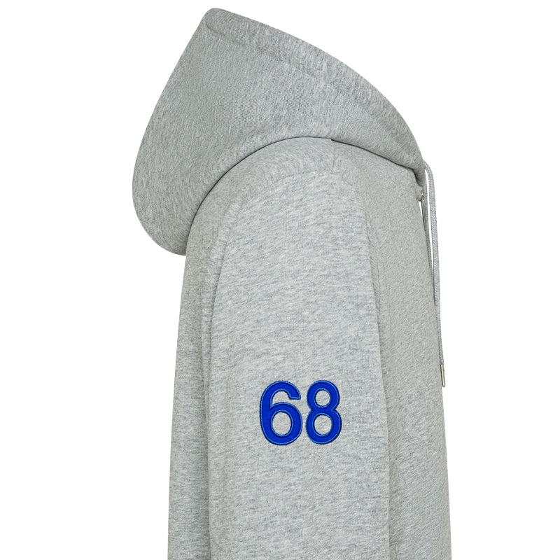 Felpa uomo zip fluo basic