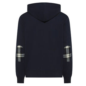 Felpa uomo zip contrast basic