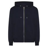 Felpa uomo zip contrast basic