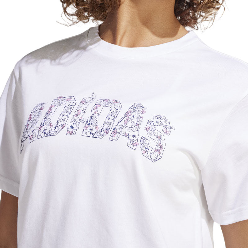 T-Shirt donna Logo Floreale