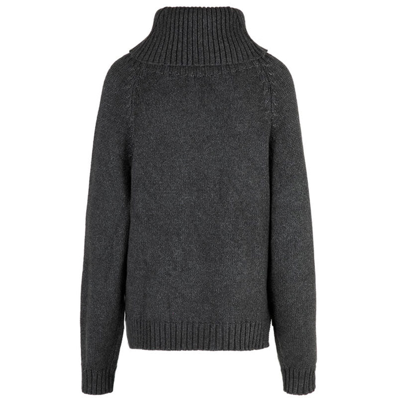 Maglione donna Dolcevita trecce
