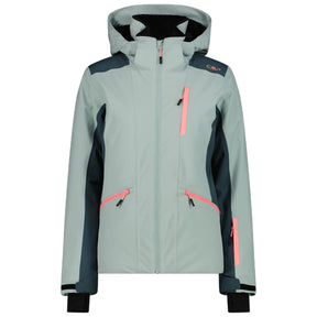 Giacca donna Sci con cappuccio staccabile