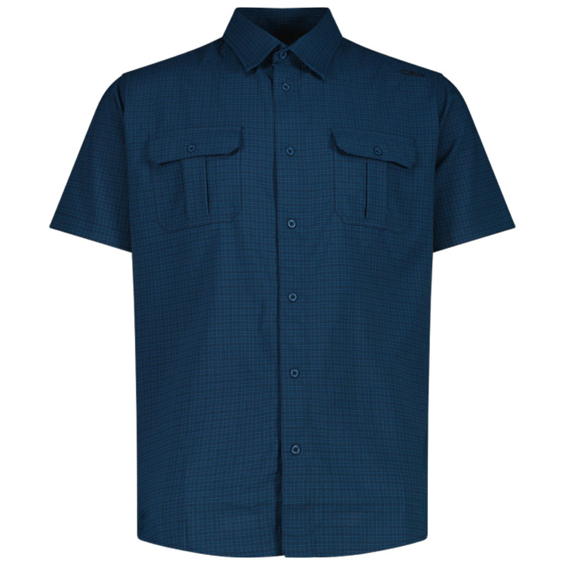 Camicia uomo Quadri manica corta