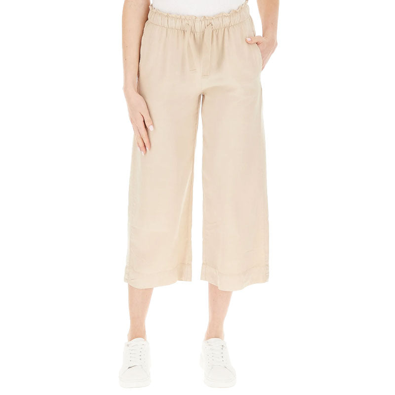 Pantalone donna Cropped in Twill Tencel