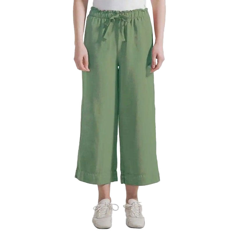 Pantalone donna Cropped Twill Tencel