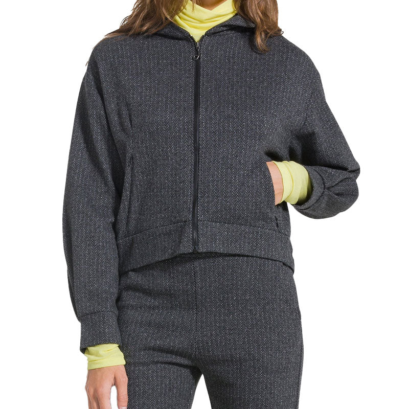 Felpa donna Jacquard Full Zip