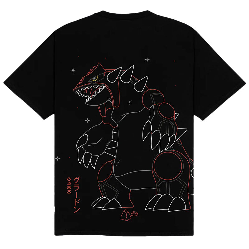 T-Shirt uomo Groudon Pokemon