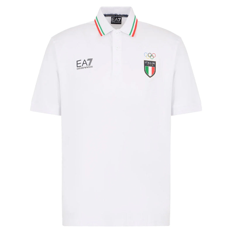 Polo uomo Italia Team Paris 2024