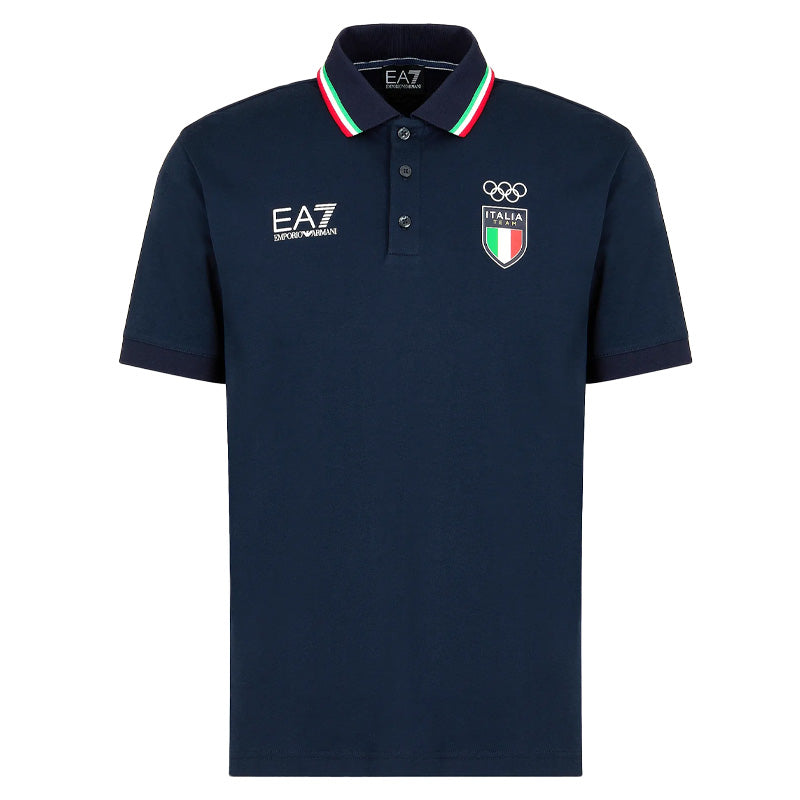 Polo uomo Italia Team Paris 2024