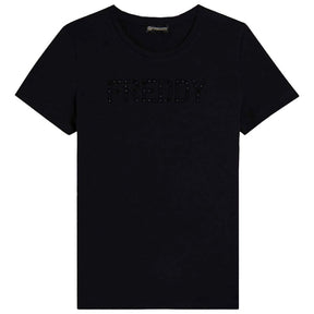 T-Shirt donna Logo Borchie