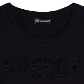 T-Shirt donna Logo Borchie