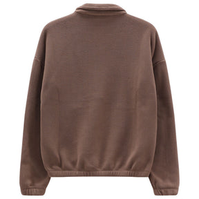 Felpa donna Pile mezza zip