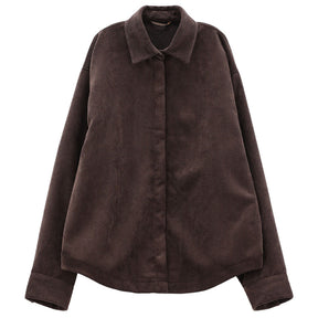 Camicia donna Velluto Coste