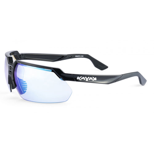 CAPONI Occhiali da sole polarizzati da uomo neri Occhiali da sole da guida fotocromatici in fibra di carbonio UV400 Design originale Tonalà nere BS28964  200000297