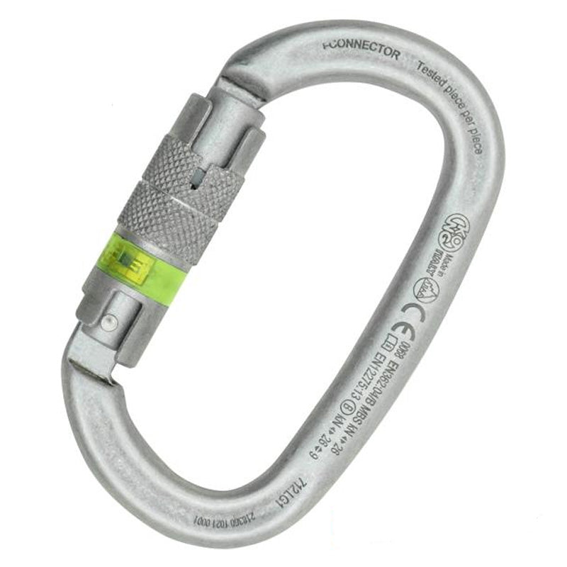 Moschettone i-Ovalone Alu Twist Lock NFC