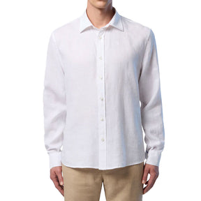 Camicia uomo Lino con Logo