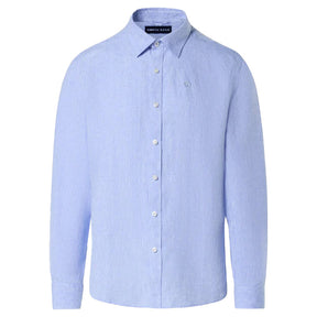 Camicia uomo Lino con Logo