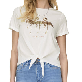 T-Shirt donna Dora Fenicotteri