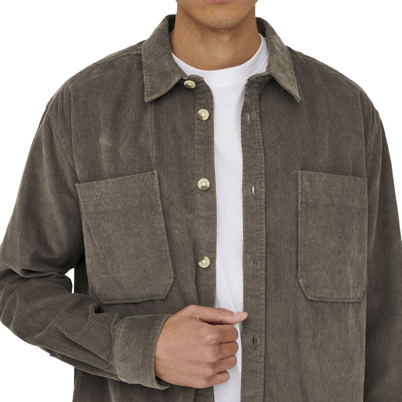 Camicia uomo Corduroy