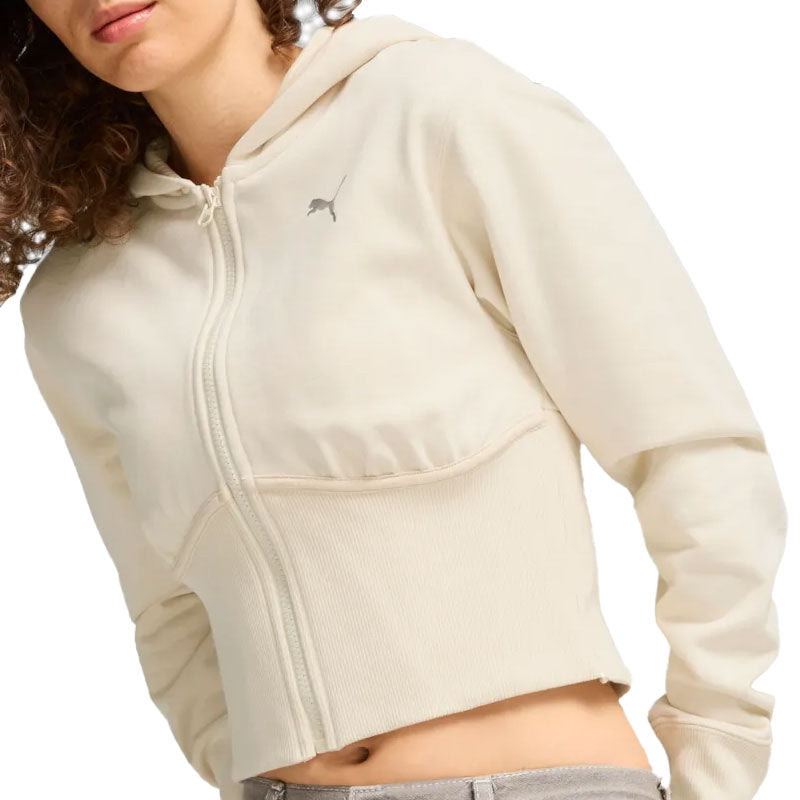 Felpa donna Crop Zip PUMA