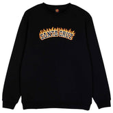 Felpa uomo Burnt Collegiate Crew