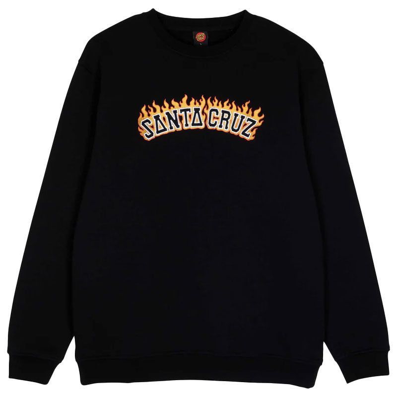 Felpa uomo Burnt Collegiate Crew