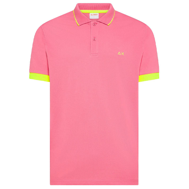 Polo uomo Small Stripe Fluo