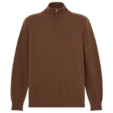Maglione uomo Zip a un Quarto Lana