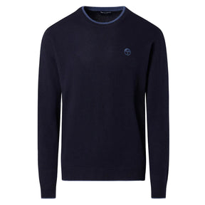 Maglione uomo logo ricamato