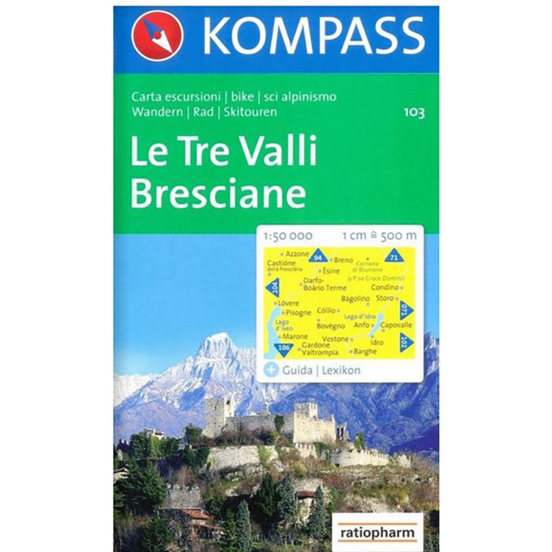 Cartina Le Tre Valli Bresciane