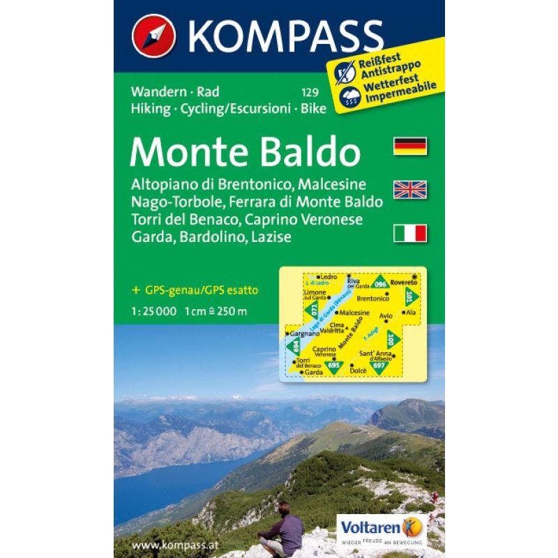 Cartina Monte Baldo