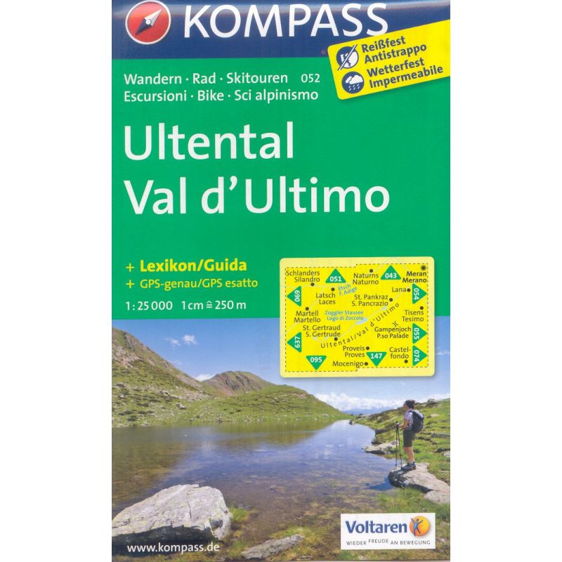 Cartina Val D Ultimo/Ultental