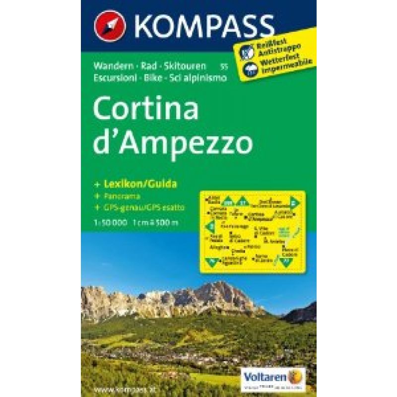Cartina Cortina D Ampezzo