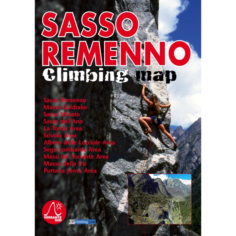 Map Sasso Remenno Climbing
