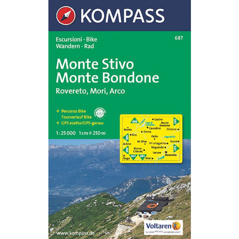 Cartina Stivo-Bondone