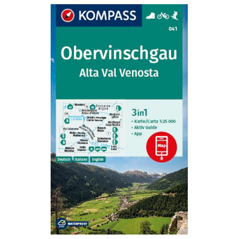 Carta escursionistica Alta Val Venosta 1:25.000