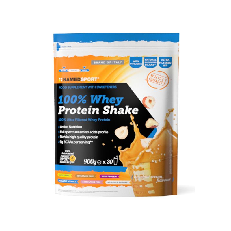 100% Whey Protein Shake - 900gr NOCCIOLA